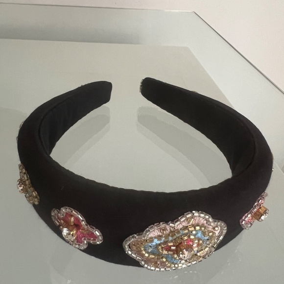 MIGNONNE GAVIGAN Flower Embroidered Headband main image 4